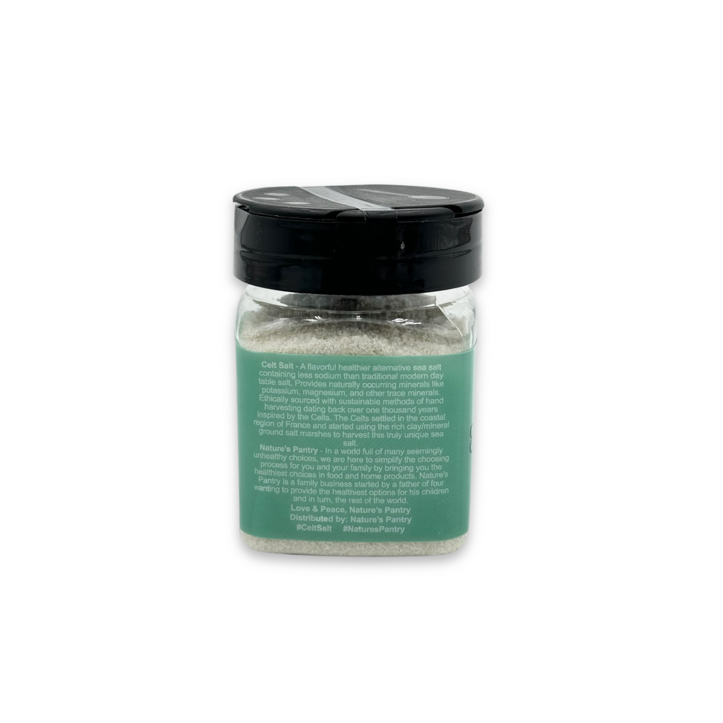Celtic Sea Salt- 8 oz Shaker of Fine Ground, organic, 82 minerals, Celt Salt by Nature's Pantry