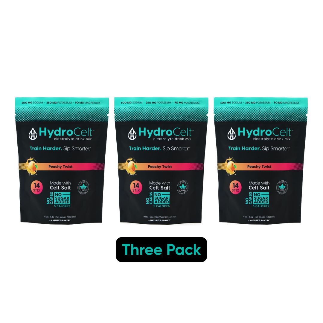 3 Pack of HydroCelt Peachy Twist- 14 Pack