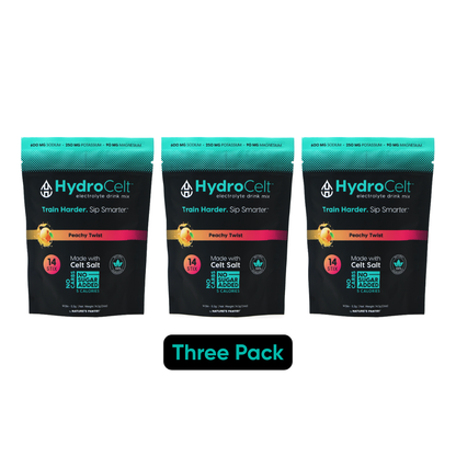 3 Pack of HydroCelt Peachy Twist- 14 Pack