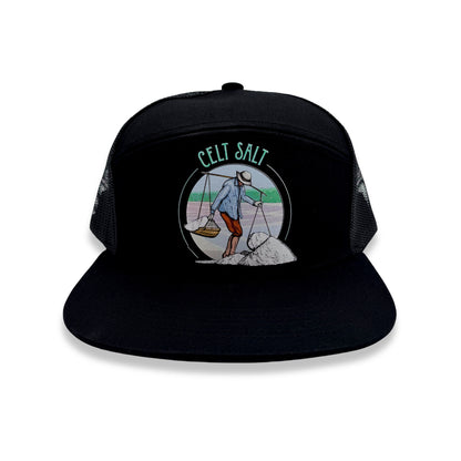 Mesh Trucker Hat Celt Salt™ Paludier, Black