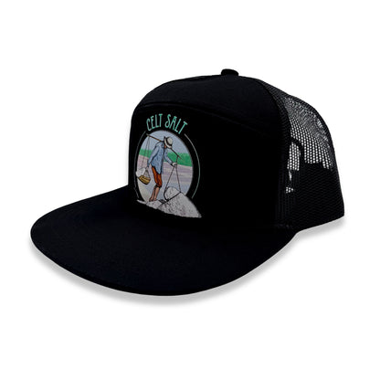 Mesh Trucker Hat Celt Salt™ Paludier, Black