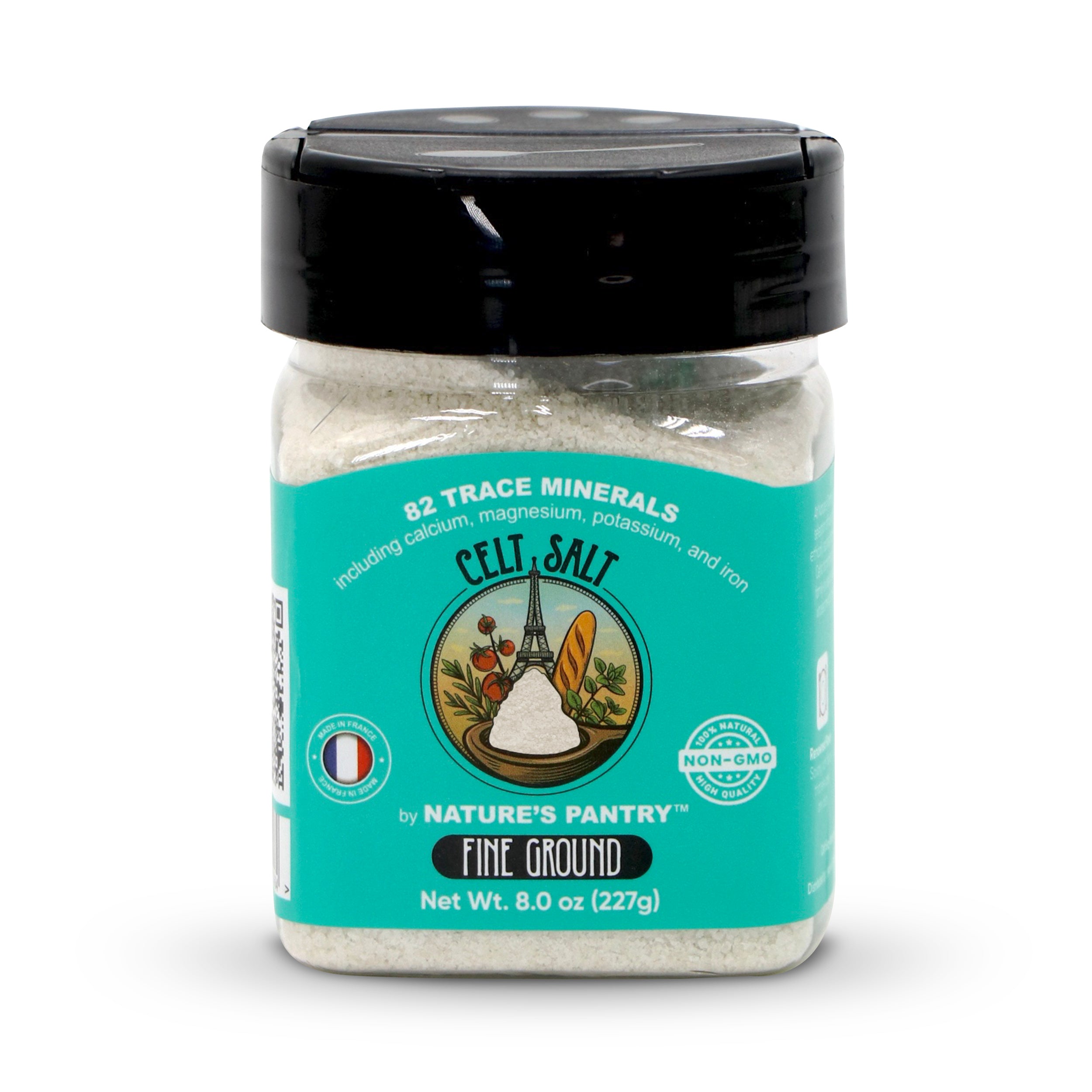 Celtic Sea Salt- 8 oz Shaker of Fine Ground – Celt Salt
