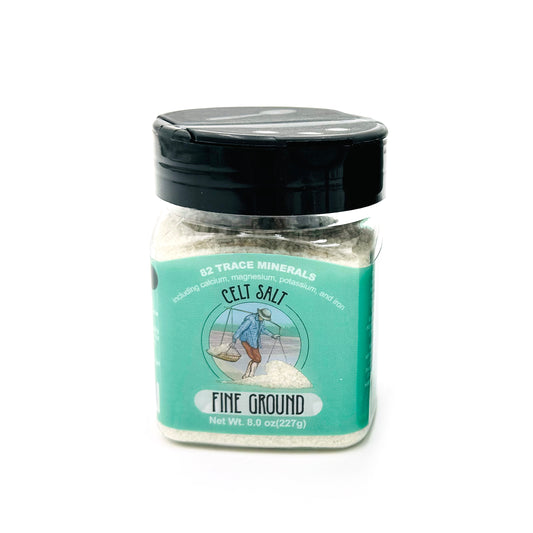 Celtic Sea Salt- 8 oz Shaker of Fine Ground, organic, 82 minerals, Celt Salt by Nature's Pantry