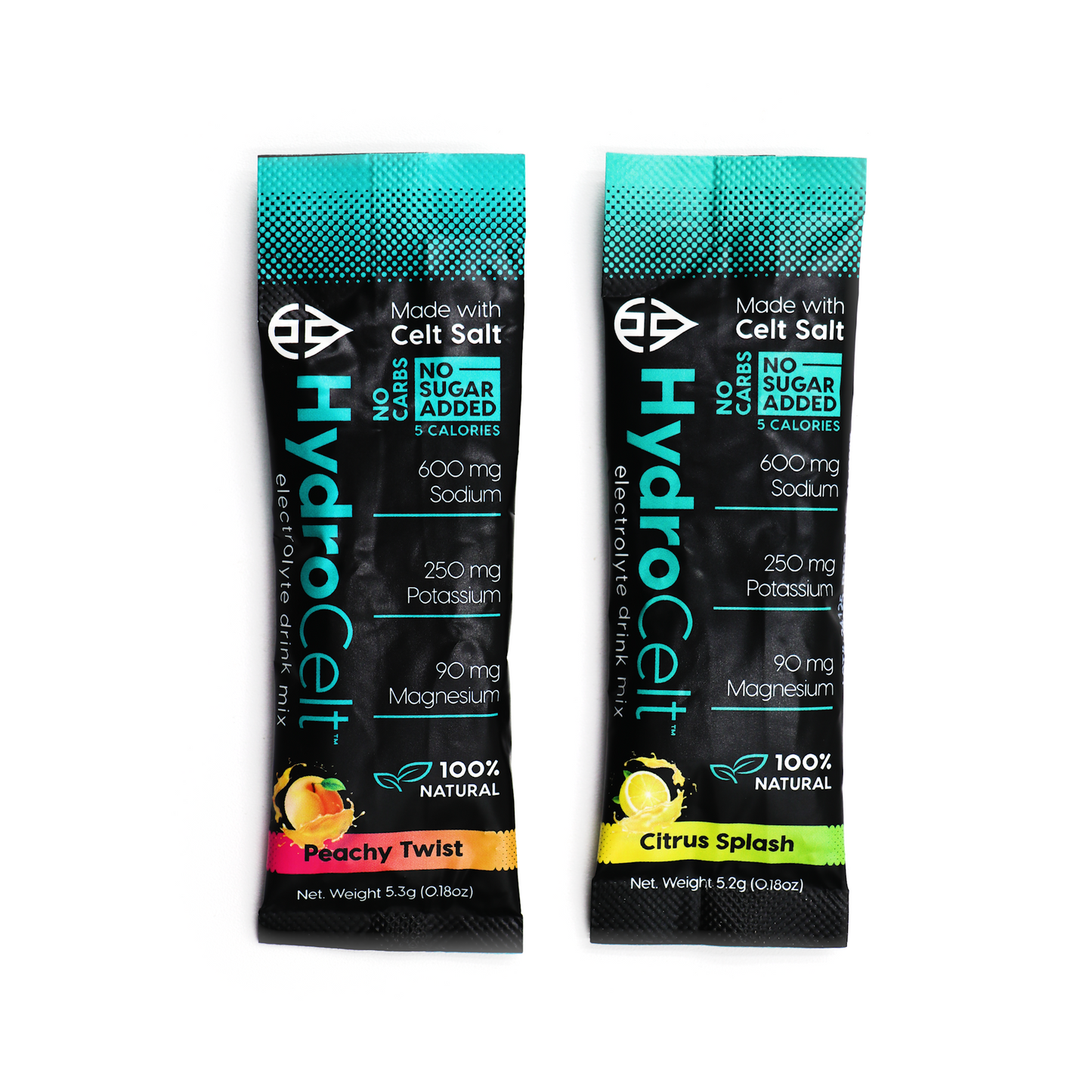 3 Pack of HydroCelt Combo 30 Pack - Peachy Twist and Citrus Splash