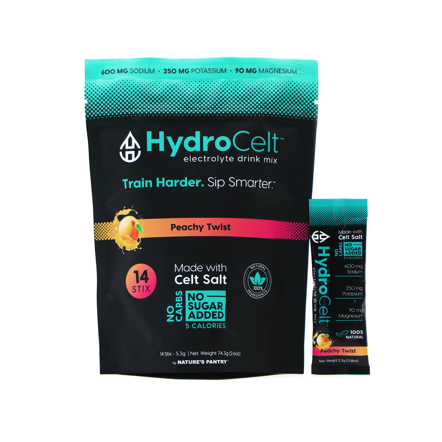 3 Pack of HydroCelt Peachy Twist- 14 Pack