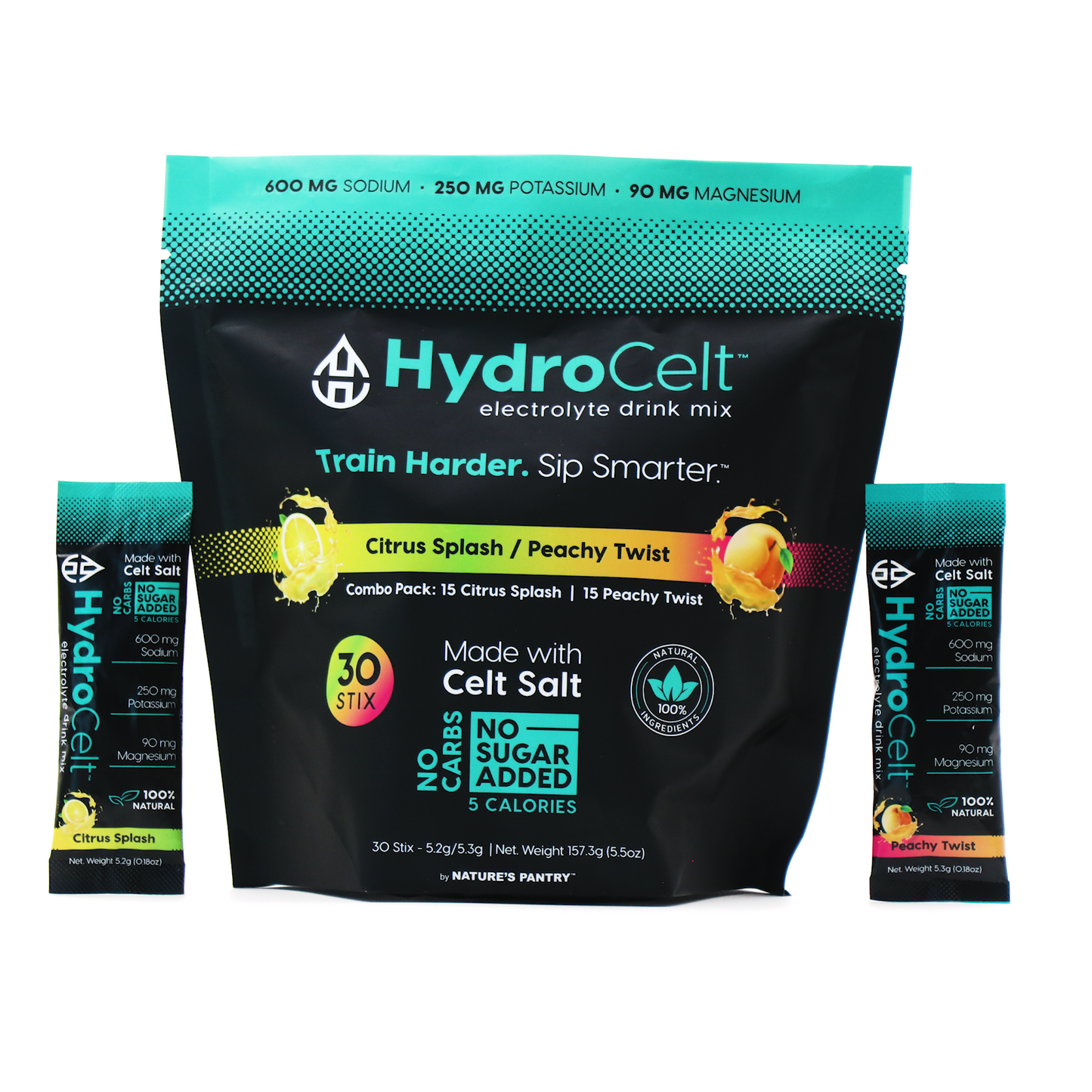 HydroCelt Combo 30 Pack - Peachy Twist and Citrus Splash