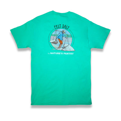 T-Shirt Celt Salt Logo, Seafoam Green